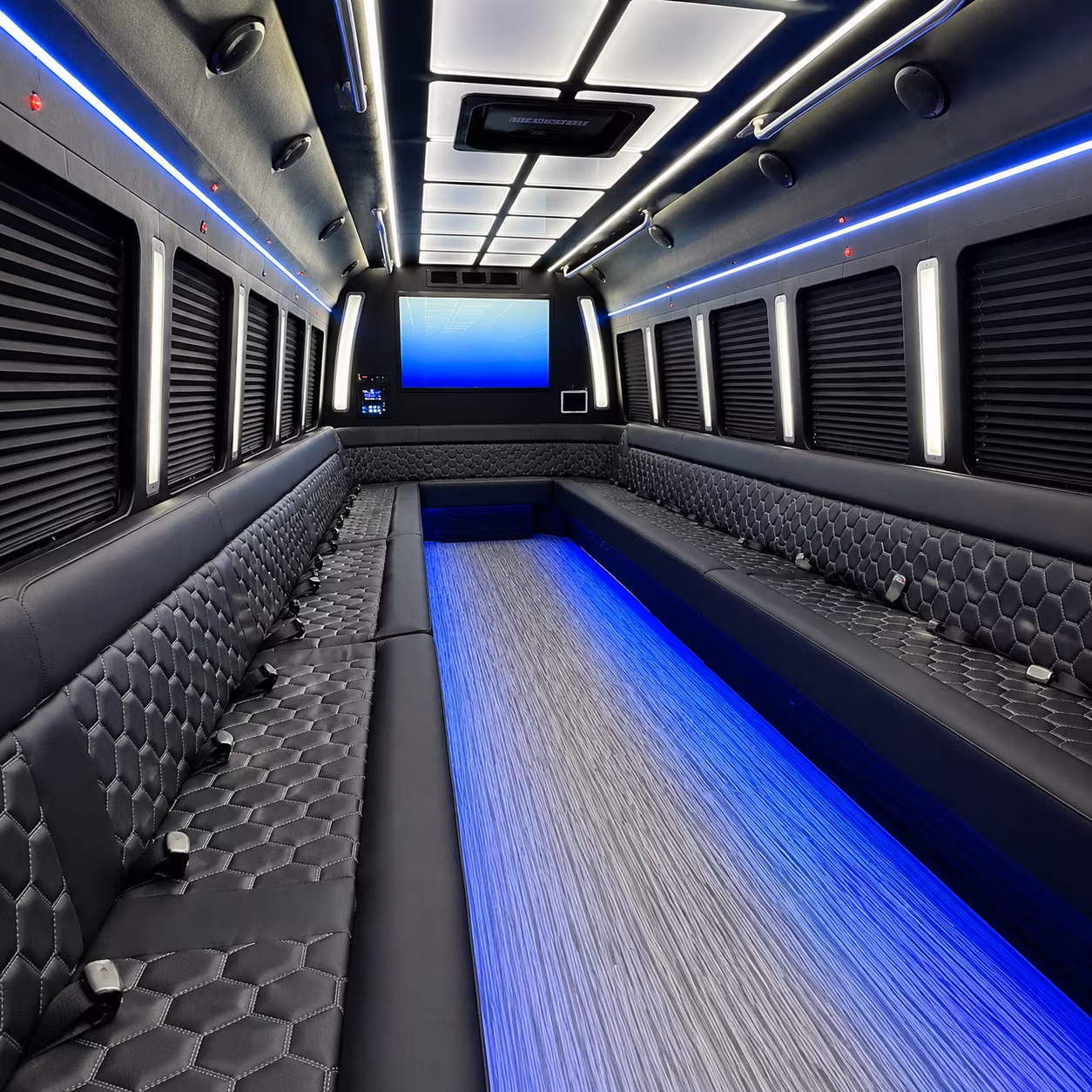 Cincinnati Private Event Transportation party bus exterior