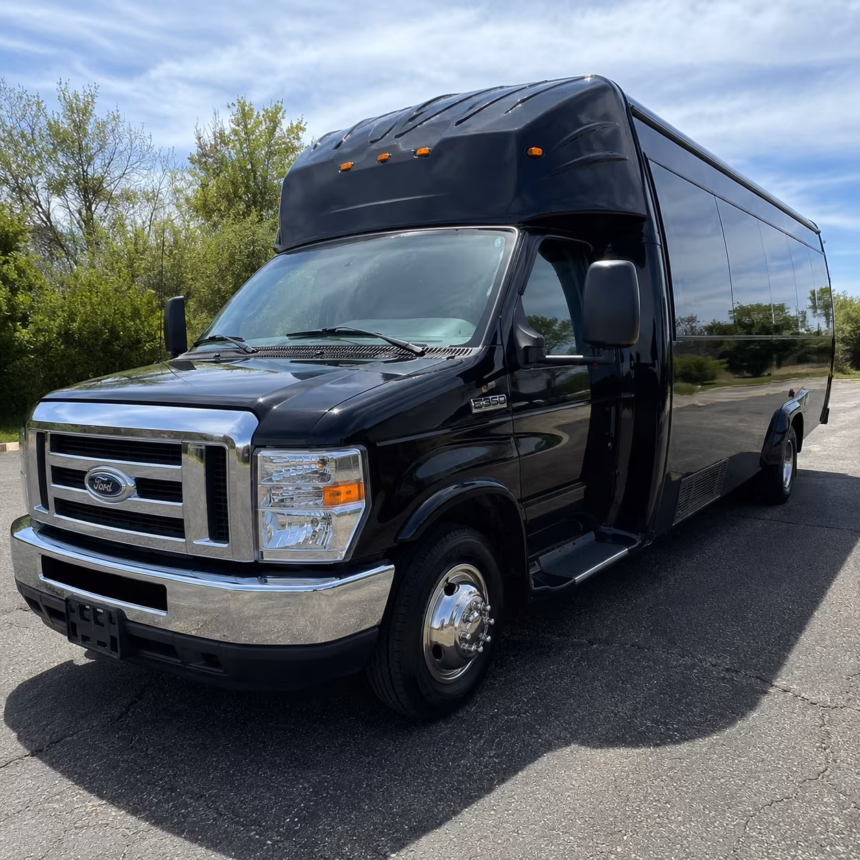 Cincinnati Prom & Homecoming Transportation party bus interior