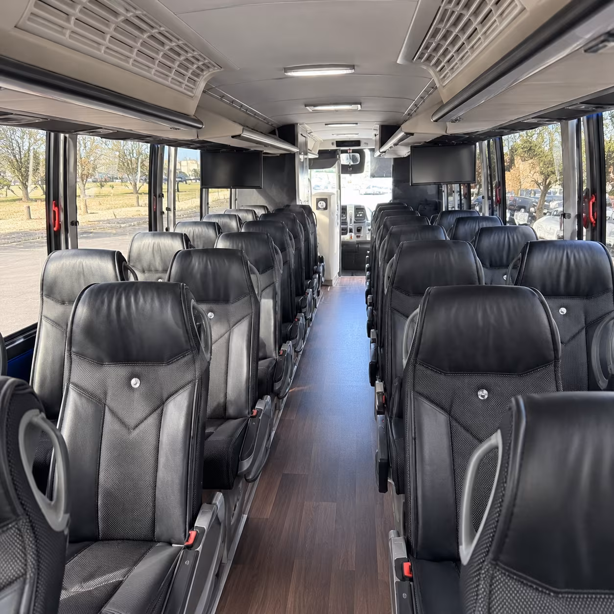 Cincinnati School Event Transportation party bus exterior