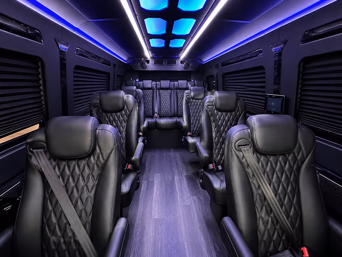 Cincinnati School Event Transportation party bus exterior