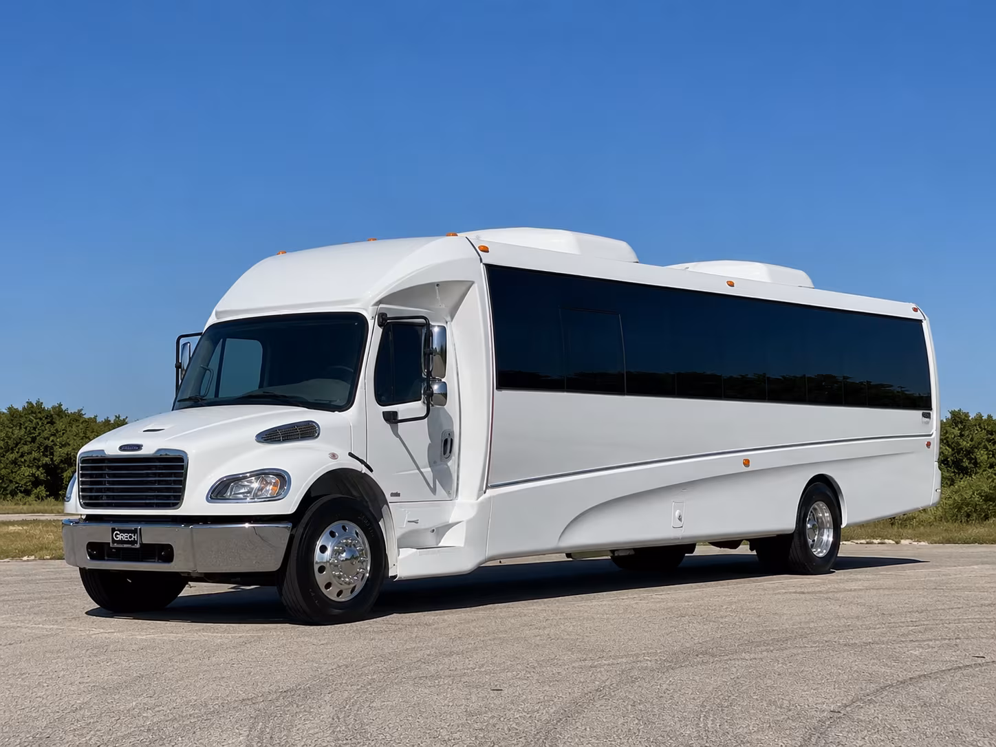 Cincinnati Sporting Event Transportation party bus exterior