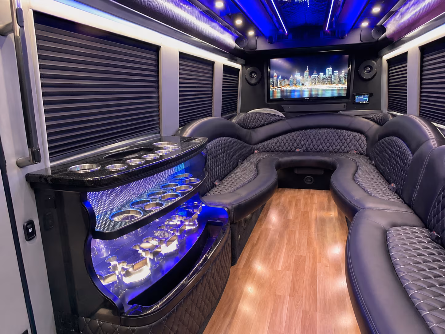 Cincinnati Sporting Event Transportation onboard seating