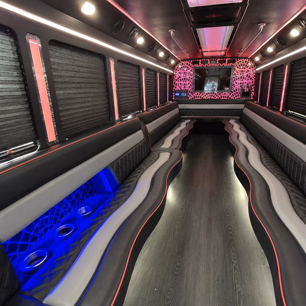 Cincinnati Sporting Event Transportation party bus exterior