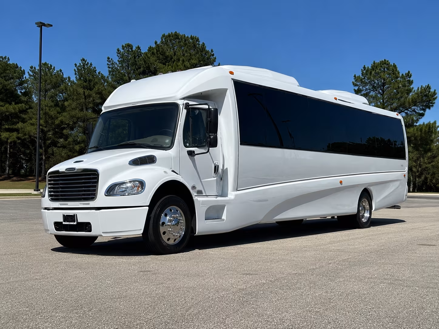Cincinnati Wedding Transportation party bus exterior
