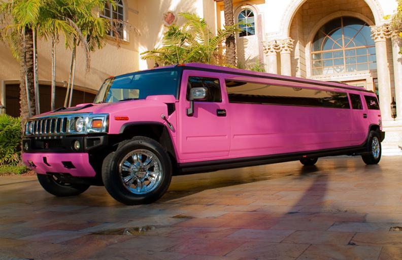 Cincinnati Pink Hummer Limo